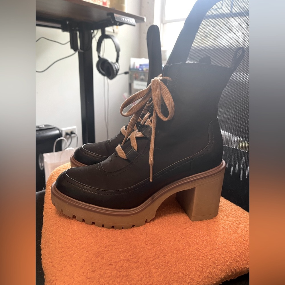 A New Day Heeled Lace-up bootie